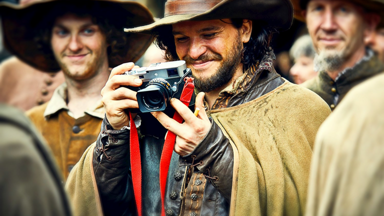 Harington en el set de Gunpowder (Imdb)